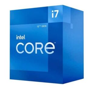 Intel i7 12700F CPU 3.6GHz (4.9GHz Turbo) 12th Gen LGA1700 12-Cores 20-Threads 25MB 65W Graphic Card Required Retail Box Alder Lake with fan
