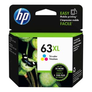 HP 63XL High Yield Tri-Color INK Cartridge