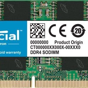 Crucial 16GB (1x16GB) DDR4 SODIMM 3200MHz CL22 1.2V Un-Ranked Notebook Laptop Memory RAM ~CT16G4SFS832A