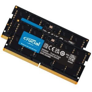 Crucial 64GB (2x32GB) DDR5 SODIMM 5600MHz CL46 Notebook Laptop Memory