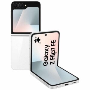 Samsung Galaxy Z Flip7 FE 5G 256GB - White*AU STOCK*, 6.7', Full HD+, 120Hz, 8GB/256GB, 50MP/10MP, Single + eSIM, 4000mAh, 2 Years Warranty