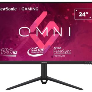 (LS)ViewSonic 24' 180Hz 0.5ms, Fast IPS, Crisp Image and Smooth play. VESA Clear MR certified, Freesync, Adaptive Sync, Speakers, HDMI & DP Monitor