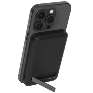 Belkin BoostCharge Pro Magnetic Power Bank 5K With Qi2 - Black (BPD006btBK),15W,2xUSB-C,1M USB-C to USB-C Cable,Overcharge Protection,2 Years Warranty