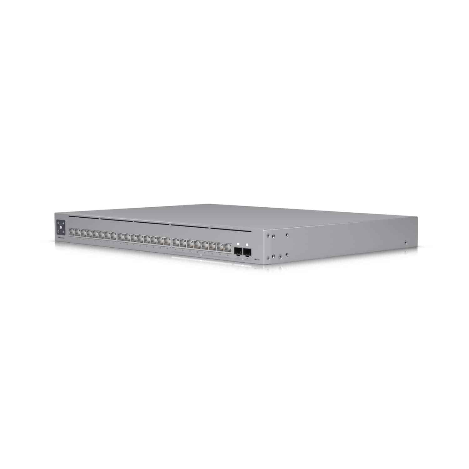 Ubiquiti Pro Max 24, 24-port, Layer 3 Etherlighting Switch, 2.5 GbE, 16 GbE RJ45 Ports, 16 GbE RJ45 2 10G SFP+, Throughput 56 Gbps,
