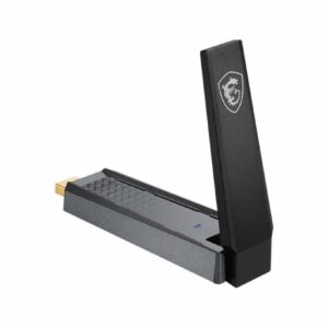 MSI AX1800 WiFi USB Adapter, 2.4GHz / 5GHz, Best performance with USB 3.0 port; compatible with USB 1.0 and USB 2.0