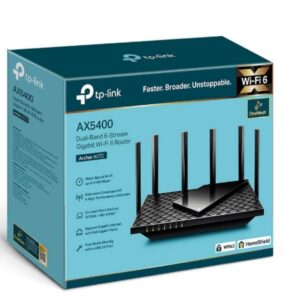 TP-Link Archer AX55 Pro AX3000 Dual-Band Wi-Fi 6 Router, 574 Mbps at 2.4 GHz + 2402 Mbps at 5 GHz , 4Ã— Antennas,1Ã— 2.5 Gbps WAN/LAN Port + 1Ã— Gigabi