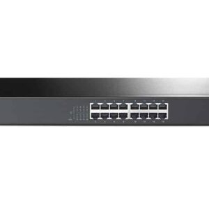 TP-Link TL-SF1016 16-port 10/100M Switch, 16 10/100M RJ45 ports, 1U 19-inch rack-mountable steel case