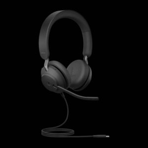 Jabra Evolve2 40 SE Wired USB-C MS Stereo Headset, 360Â° BusyLight, Noise Isolationg Ear Cushions, 2Yr Warranty, Plug-and-play, 3-Microphone Technology