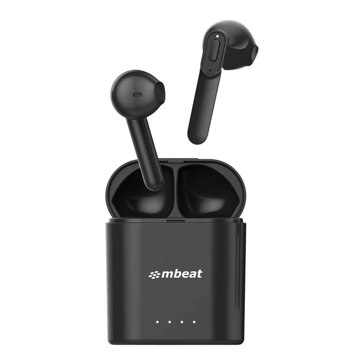 (LS)mbeat E1 True Wireless Earbuds/Earphones - Up to 4hr Play time, 14hr Charge Case, Easy Pair Fully charging time 2 hours Additional play 14 hr