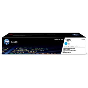 HP 119A Cyan Original Laser Toner 700 Pages Color Laser 150NW 178NW 179FNW 179FWG