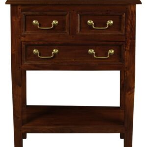 Tasmania 3 Drawer Sofa Table - Mahogany