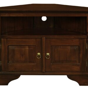 Tasmania 2 Door Corner TV Stand (Mahogany)
