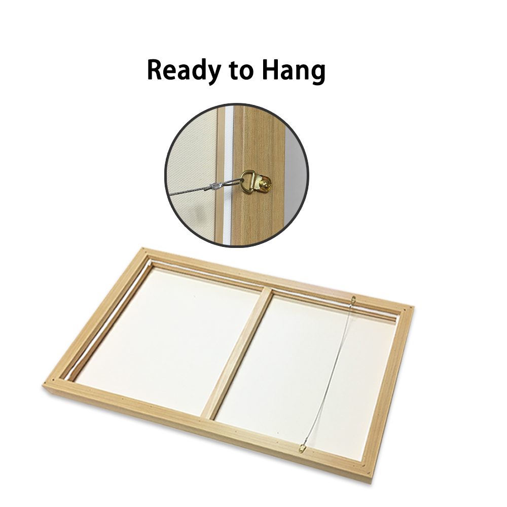 Wall Art 40cmx60cm Sage Green 3 Sets White Frame Canvas - Image 3