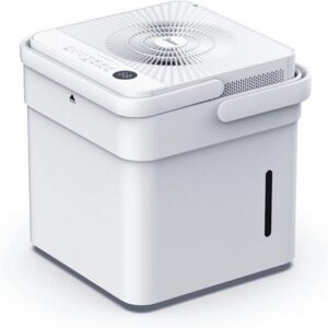 Midea Cube dehumidifier with smart wi-fi, 12L tank for up to 20L per day dehumidification MDDM20