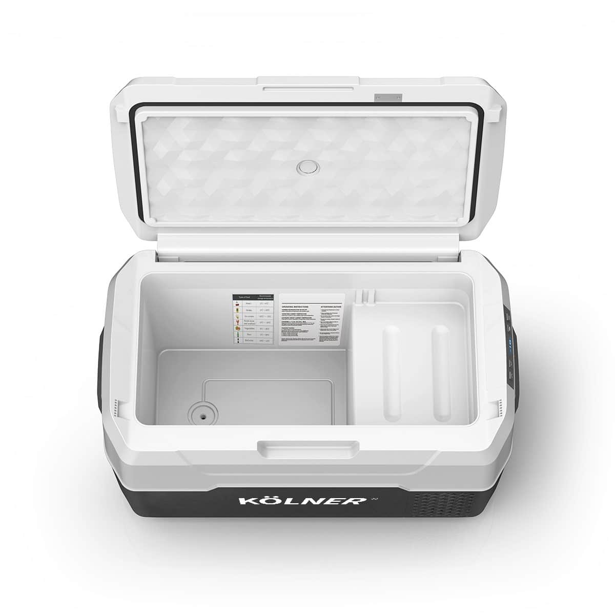 Kolner 20l Portable Fridge Freezer Cooler 12/24/240v Camping Refrigerator Black - Image 5