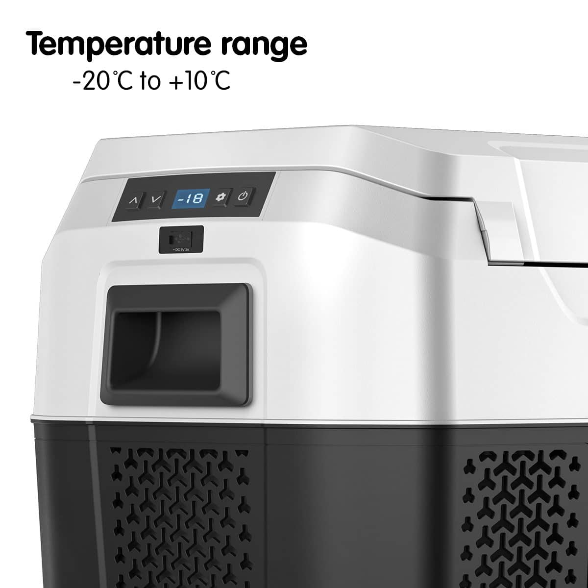 Kolner 20l Portable Fridge Freezer Cooler 12/24/240v Camping Refrigerator Black - Image 10