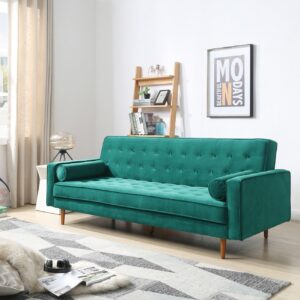 Sofa Bed 3 Seater Button Tufted Lounge Set for Living Room Couch in…