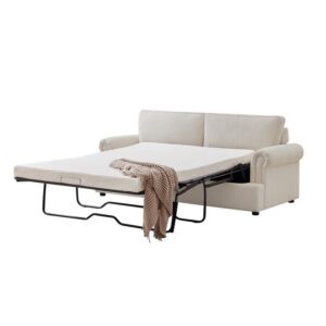 PHEBE 3 Seater Sofa bed with Separate Foam Mattress- Corduroy