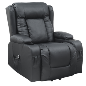 Lift Heated Leather Recliner Electric Massage Chair with USB port