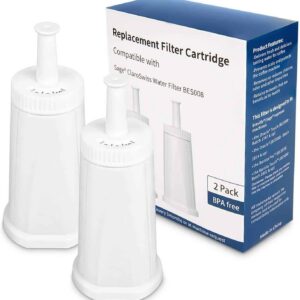 Breville BES008 Replacement Coffee Machine Filter – Water Descaling, Deodorizing & Purification Filter (2-Pack)