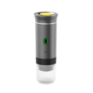 Grey Portable Espresso Coffee Machine - Universal 3-in-1 Capsule, Coffee Powder, and Espresso Maker