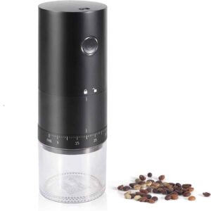 Portable Electric Coffee Grinder - 1500mAh Battery, 30-Mesh Fine Grind, USB-C Charging
