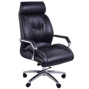 Kensington Executive Chair Black Leather