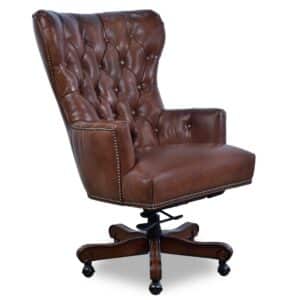 Balmoral Director's Chair Brown Leather