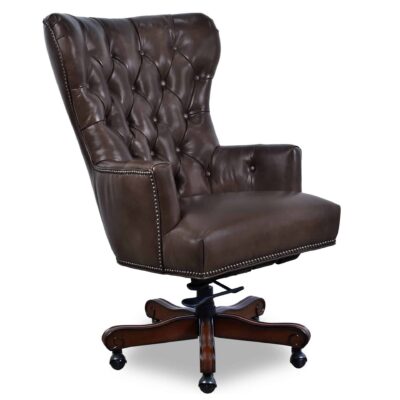 Balmoral Director's Chair — Dark Chocolate Leather