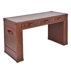 Lancaster Writing Desk Vintage Leather