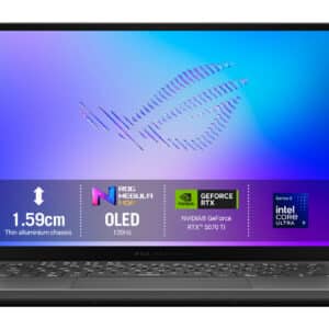 ROG Zephyrus G14 – 14 3K 120Hz / U9-H484 PTL / RTX 5070 TI / LPDDR5X 32GB / 1TB SSD / Eclipse Gray / WIN 11 HOME / 2YR