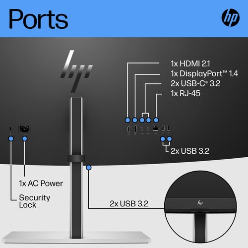 HP E45c G5 45" Dqhd USB-C Curve Monitor 400n 5120x1440 3ms HDMI DP Pd-100W Nic Hadj Spk 3y - Image 28