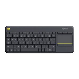 Wireless Touch Keyboard K400 Plus - Black replaces K400r Black