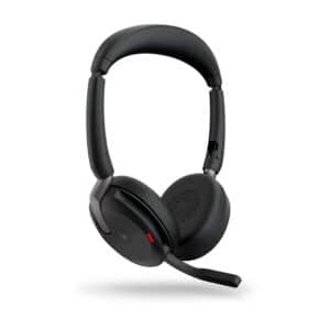 Jabra Wireless Evolve2 65 Flex MS Stereo BT Headset W/Charging Stand + Link390a, USB-A