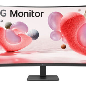 LG 32" (16:9) FHD Curved VA, HDMI(2), D-Sub, 100hz, Tilt, Vesa, 3yr