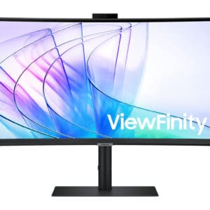 SAMSUNG S65VC WEBCAM 34" 1000R Curved, VA, 21:09 3440x1440, 5MS, 100HZ, HDR 10, KVM, 1XDP, 1XHDMI, 1x Type-C(90W), RJ-45, SPK, USB-HUB, HAS, VESA, 3Y