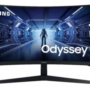 Samsung 34" Curve (21:9) Uwqhd Odyssey G55t Gaming Monitor, 165hz, DP, HDMI, Vesa, 3yr