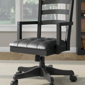 WILDENAUER Leather Swivel Chair
